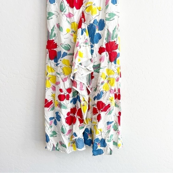 RIXO For Target Women's Floral Cascade Midi Dress Colorful Mock Neck 0 - Picture 4 of 9